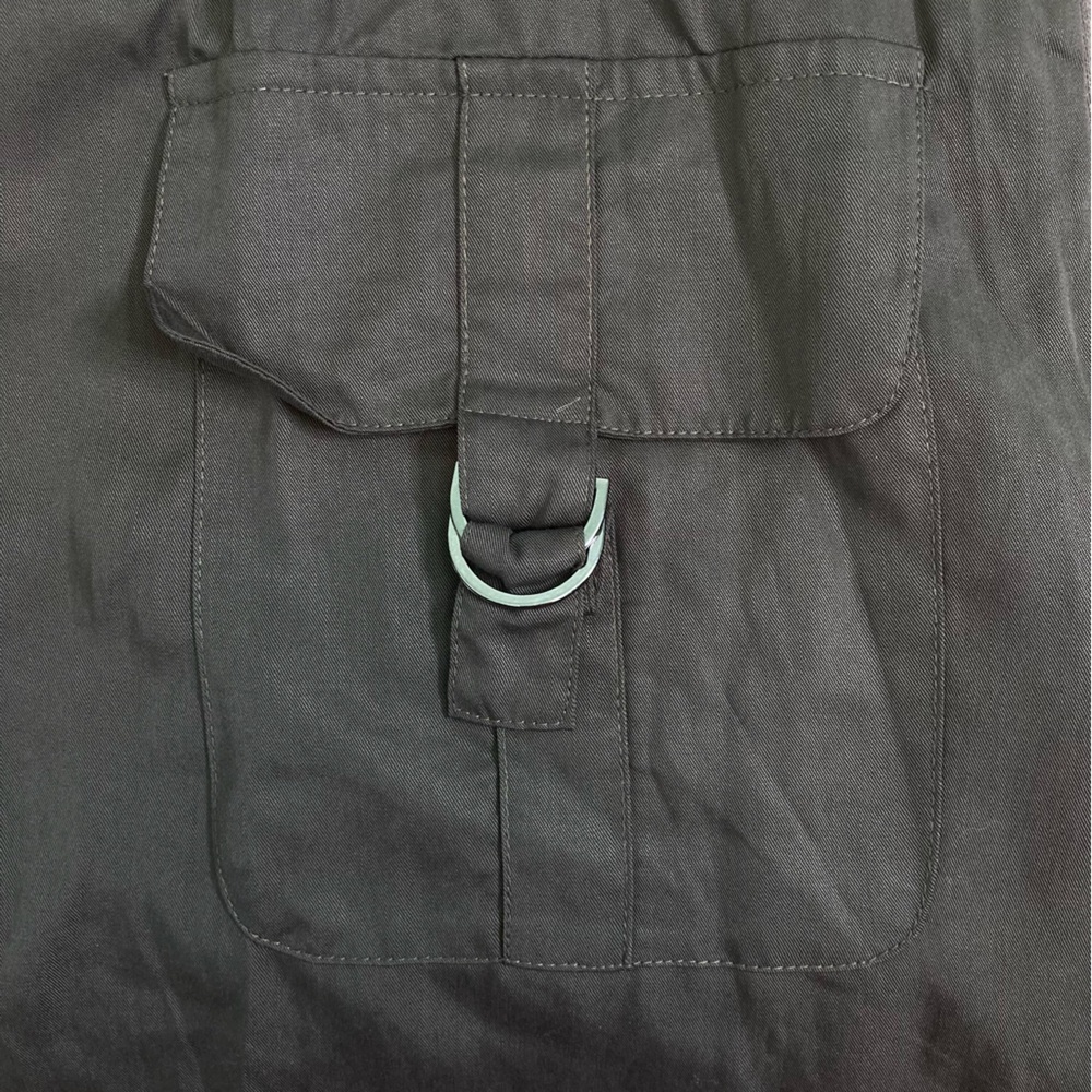 Carolina Belle Montreal Waterfall Open Front Draped Mixed Media Jacket (Size 1X) - Picture 7 of 13